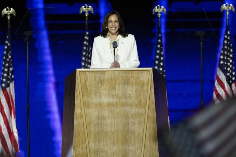 Kamala Harris makes history as first woman of color elected US vice-president