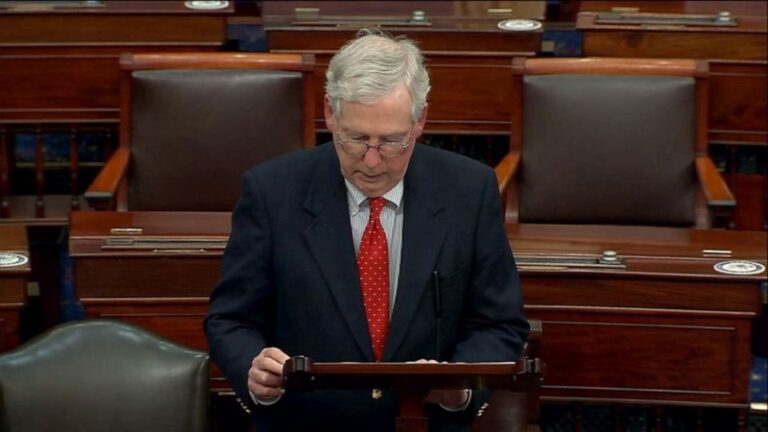 Top Republican Mitch McConnell recognizes Joe Biden, Kamala Harris Victory