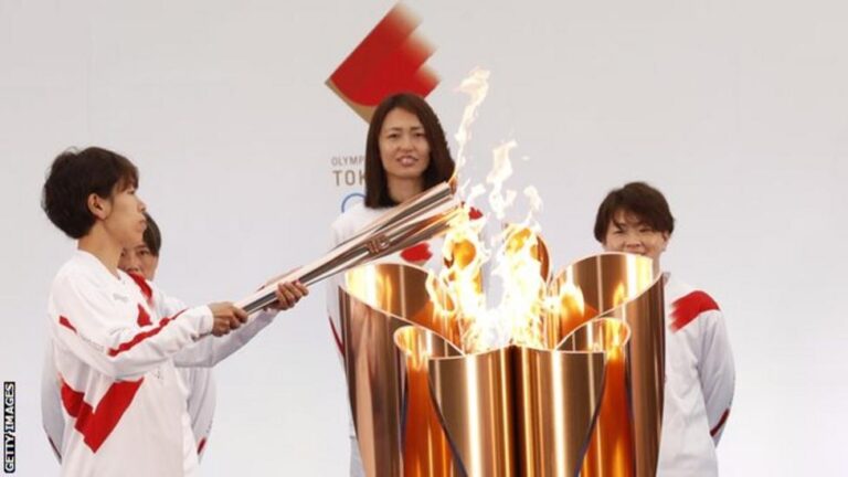 2020 Olympic torch relay finally begins in Japan