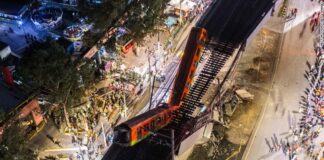 Mexico City metro overpass collapses, Kills at least 23, 65 hospitalized.