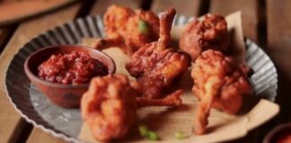 Nepali Style Chicken Lollipops at Home
