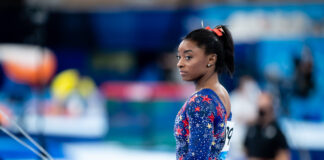 U.S. Gymnastics Star Simone Biles Returns to Olympics for Balance Beam Final