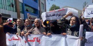Taliban open fire to disperse protesters chanting anti-Pakistan slogans in Kabul