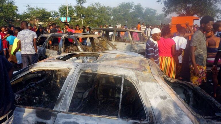 At least 99 killed in a Fuel tanker blast in Sierra Leone capital