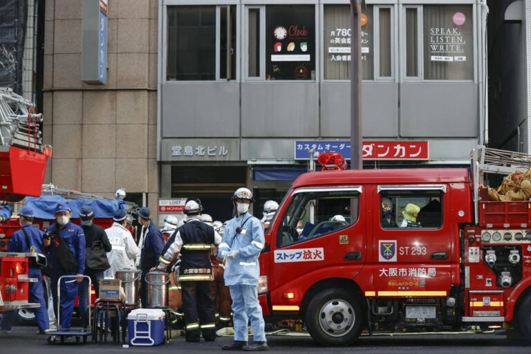 Fire erupts in Japan building, 24 confirmed dead
