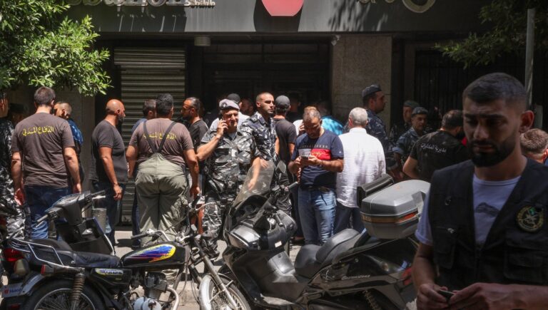 Armed man takes hostages inside Lebanese bank: demands to free his trapped savings