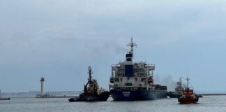 First shipment carrying Ukrainian grain departs Odesa
