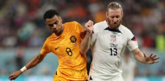 Netherlands beat USA 3-1 in the Round of 16