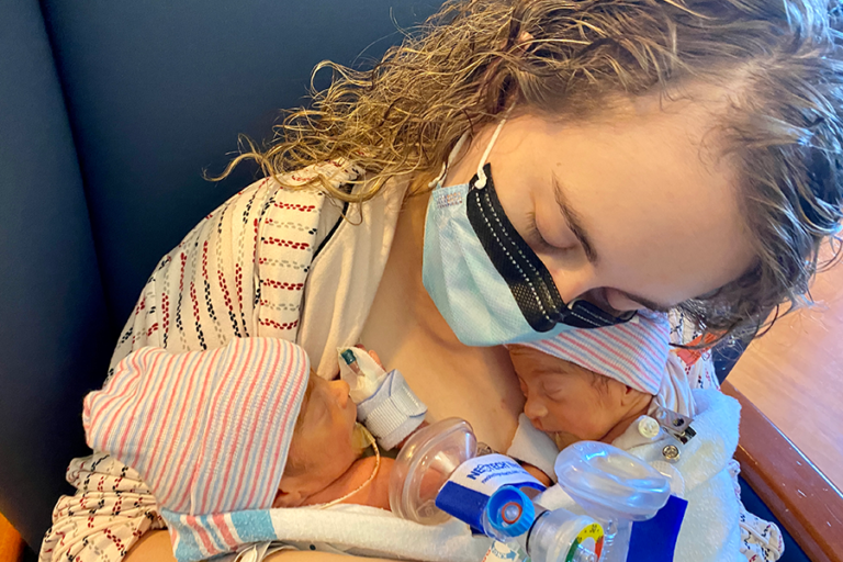 Mom delivers rare set of ‘MoMo twins’ in 13 months