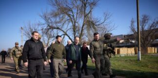 Zelensky visited Kherson region