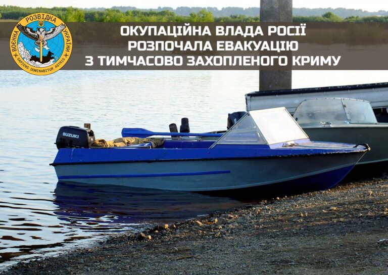 Russians starting to evacuate from occupied Crimea, says Ukrainian intelligence