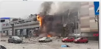 Russian Airstrikes Hit Ukrainian Cities in Retaliation for Attack on Warship