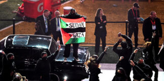 Super Bowl Halftime Show Turns Political: Performer Detained for Displaying Sudan and Palestine Flags