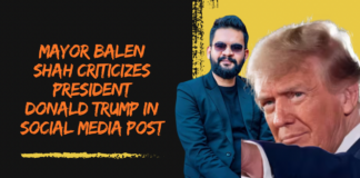 Kathmandu Mayor Balen Shah Criticizes President Donald Trump in Social Media Post