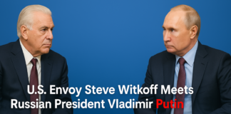 U.S. Envoy Steve Witkoff Meets Russian President Vladimir Putin in St. Petersburg