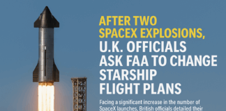 After Two SpaceX Explosions, U.K. Officials Ask FAA to Change Starship Flight Plans