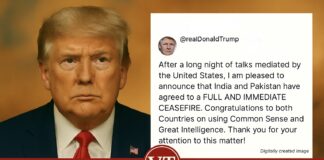 India and Pakistan Agree to Full Ceasefire After U.S.-Brokered Talks, Announces President Trump