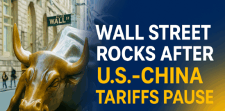 Wall Street Surges as U.S., China Agree to 90-Day Tariff Pause