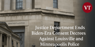 Justice Department Ends Biden-Era Consent Decrees Against Louisville and Minneapolis Police