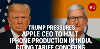 Trump Pressures Apple CEO to Halt iPhone Production in India, Citing Tariff Concerns