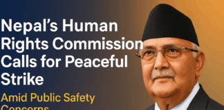 Nepal’s Human Rights Commission Urges PM Oli to Ensure Peaceful Strike