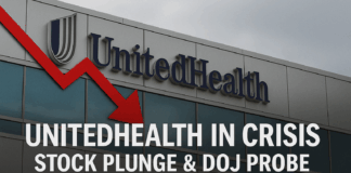 UnitedHealth in Crisis: Stock Collapse, DOJ Probe, and Leadership Shake-Up Rock Dow Titan