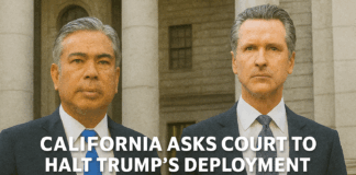 California Asks Court to Halt Trump’s Deployment of National Guard and U.S. Marines