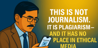 This is not journalism. It is plagiarism — and it has no place in ethical media