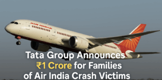 Tata Group Announces ₹1 Crore Compensation to Families of Air India Crash Victims