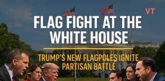 Flag Fight at the White House: Trump’s New Flagpoles Ignite Partisan Battle