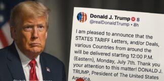 Trump Announces Global Tariff Letters and 10% BRICS Penalty Starting July 7