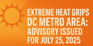 Extreme Heat Grips DC Metro Area: Advisory Issued for July 25, 2025