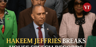 Jeffries Breaks House Speech Record With 8.5-Hour Marathon to Delay GOP Megabill