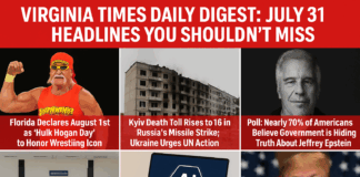 Today’s Top News at Virginia Times