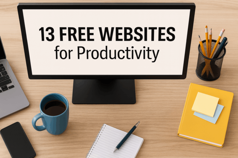 13 Free Websites That Will Instantly Upgrade Your Daily Workflow