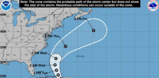 Hurricane Erin Now Category 3; Dangerous Surf and Rip Currents to Spread Up the East Coast