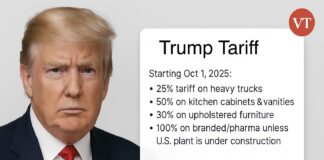 Trump unveils new tariffs on heavy trucks, furniture and drugs, effective Oct. 1
