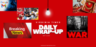 Virginia Times Daily Wrap-Up: Friday, September 5, 2025