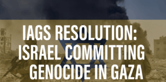 IAGS Resolution: Israel Committing Genocide in Gaza