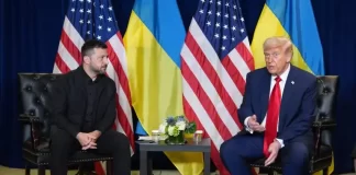 Trump shifts on Ukraine after Zelenskyy meeting, says Kyiv can win back all territory