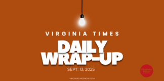Virginia Times Daily Wrap-Up: Saturday, September 13, 2025