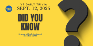 VT Daily Trivia: Saturday, September 13, 2025