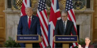 Trump says Putin “really let him down” on ending Ukraine war at Chequers