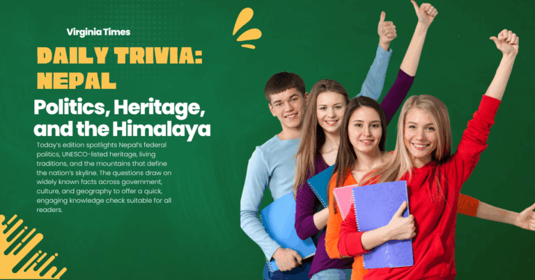 VT Daily Trivia: Nepal — Politics, Heritage, and the Himalaya
