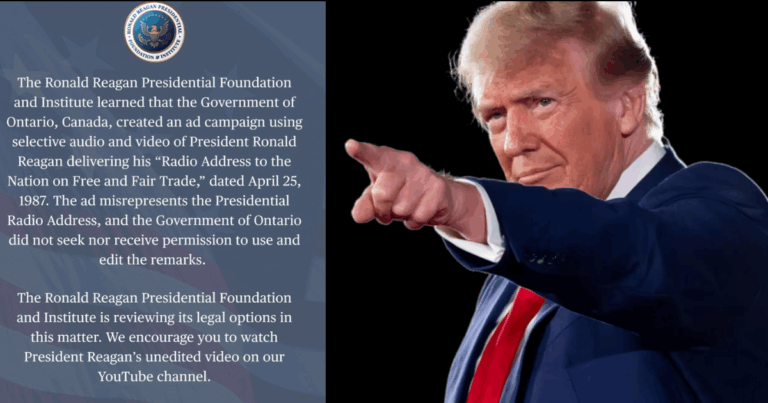 Trump Terminates U.S. Trade Negotiations With Canada Over ‘Fake’ Reagan Ad