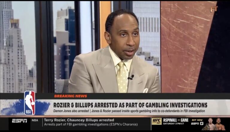 ESPN’s Stephen A. Smith warns of Trump scrutiny after FBI gambling arrests
