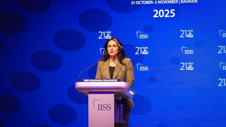 DNI Gabbard: U.S. Ends ‘Regime Change’ Era, Pivots to Stability-First Diplomacy