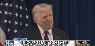 Trump to NYC’s Mamdani: ‘Be nice’ after ‘very angry’ victory speech