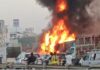 India’s Pune Highway Inferno: At Least 8 Dead as Car Crushed Between Two Container Trucks