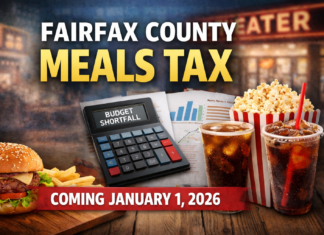 Fairfax County meals tax set to begin Jan. 1, 2026